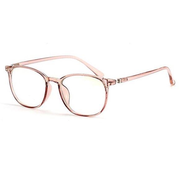 Clear Pink - Unisex Blue Light Filtering Glasses (low-grade) - Picture 1 of 2
